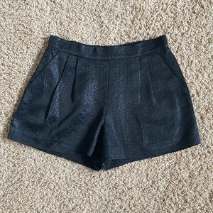 Aritzia Black Textured Women Shorts